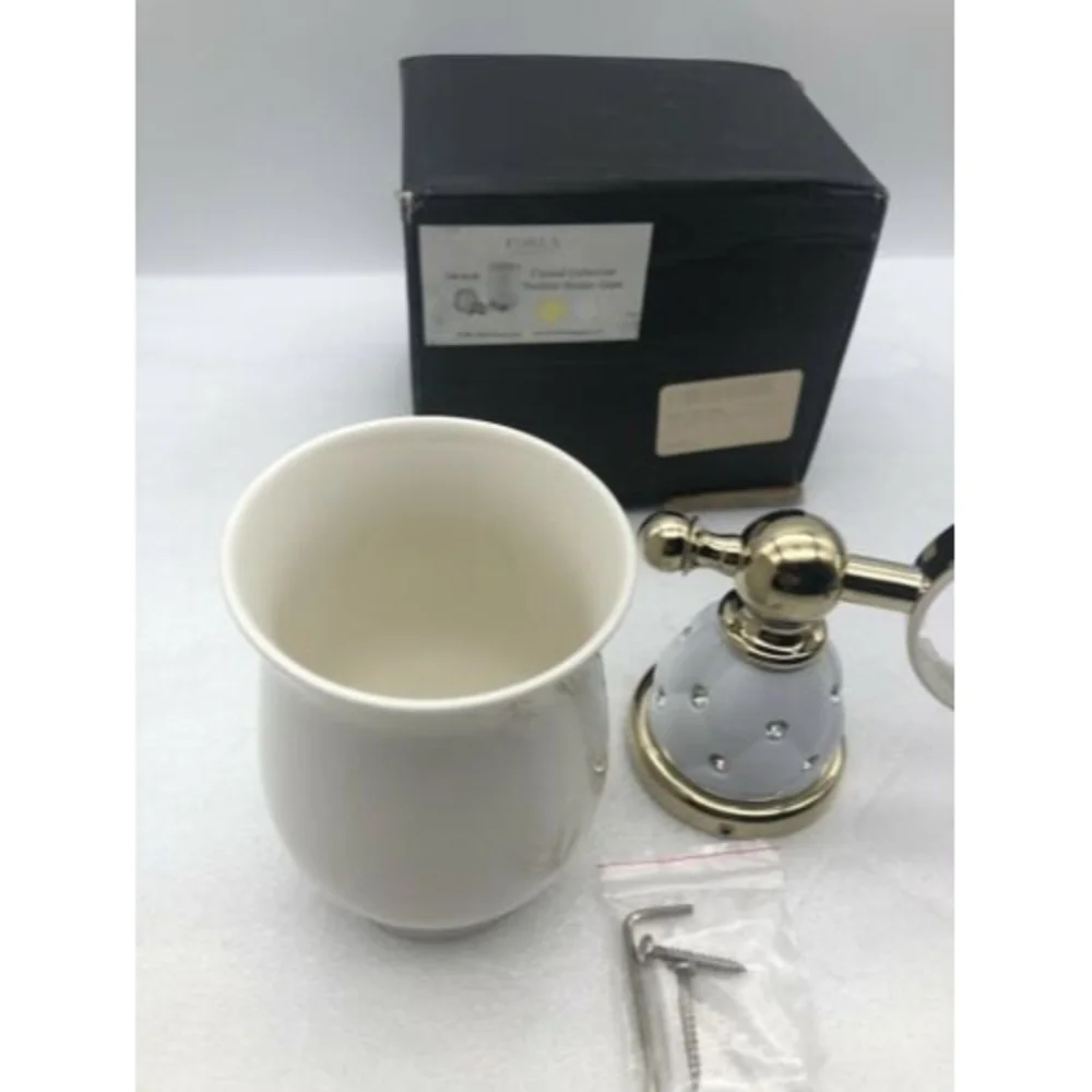 Home beauty Crystal Collection Single Glass Tumbler Holder